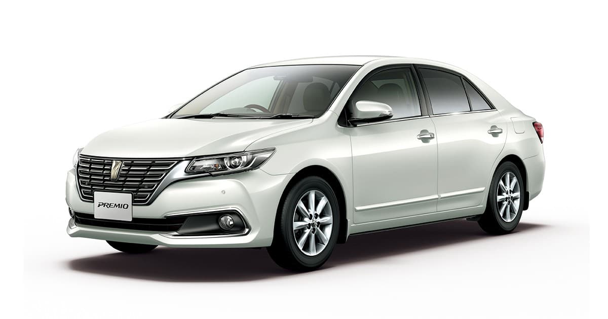 Toyota Premio sedan for chauffeured rental in Dhaka, Bangladesh